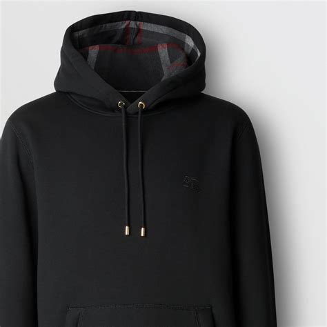 burberry london hoodie black|burberry black and white hoodie.